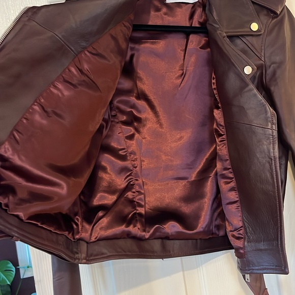 new without tags Rebecca minkoff genuine leather coat - Picture 5 of 7